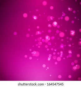 Abstract background with magic bokeh