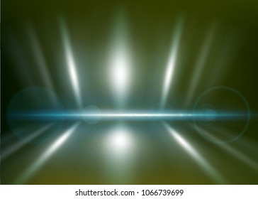 Abstract background with magic light