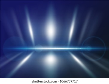Abstract background with magic light