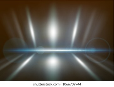 Abstract background with magic light