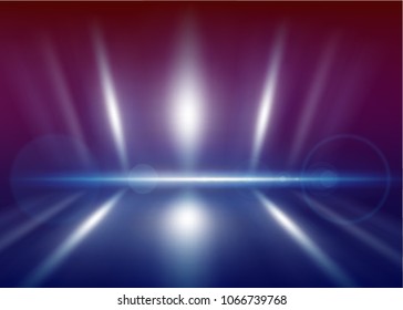 Abstract background with magic light