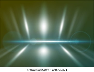 Abstract background with magic light