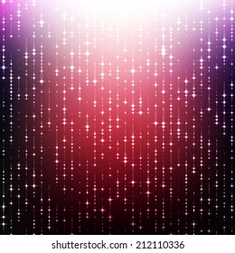 Abstract background with magic light. Vector illustration