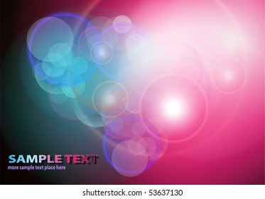 abstract background magic lights, eps10 vector