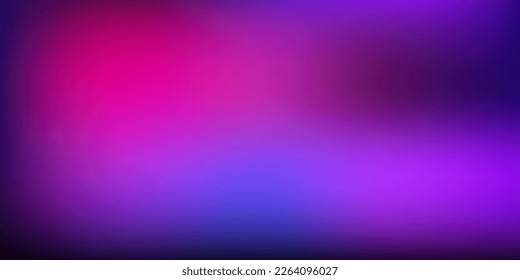 Fondo abstracto con brillo mágico violeta. Transición de color, degradado de rosa a azul. Papeles brillantes para interfaces, aplicaciones, smartphones. Copiar espacio