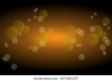Abstract background, magical ray of sunlight with sparkling stars. Bokeh vintage bokeh circles. Background with particles. illustration beautiful.