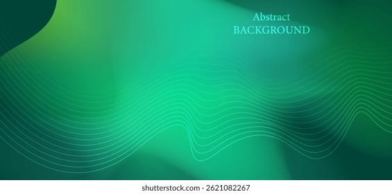 Un fondo abstracto, principalmente verde y gris, con un gradiente de verde oscuro a la izquierda a verde claro y gris a la derecha, crea una sensación de profundidad y flujo.