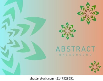 Abstract Background Mandala Art. Design Vector Template Element