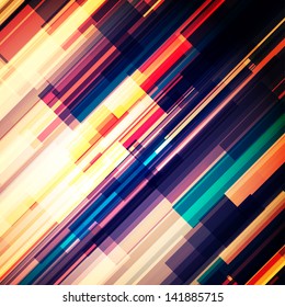 Abstract background with many bright transparent stripes, vector illustration