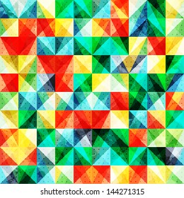 Abstract background with many bright transparent squares, vector illustration