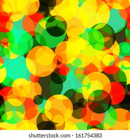 Abstract background with many circles, vector illustration