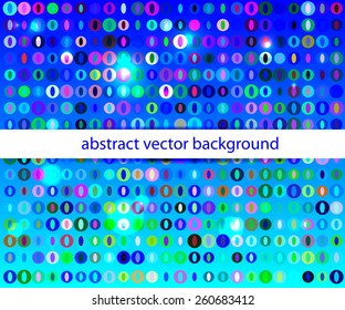abstract background with many colors circles