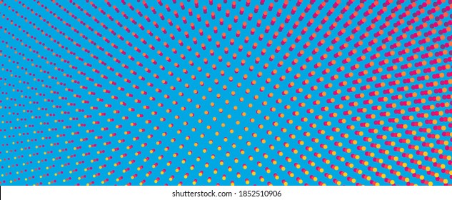 Abstract background with many dots. 3d network design with particles. Vector illustration. Cover design template. Can be used for advertising, marketing or presentation.
