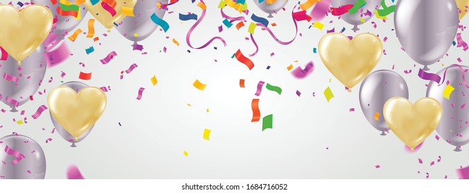 Fondo abstracto con muchas pequeñas piezas de confetti doradas en caída. Fondo del vector