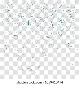 Abstract background with many falling tiny confetti pieces. vector background