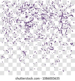 Abstract background with many falling tiny confetti pieces. vector background