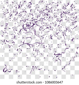 Abstract background with many falling tiny confetti pieces. vector background