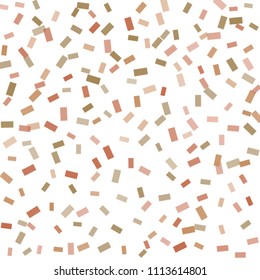 Abstract background with many falling tiny confetti pieces. vector background. Defocused stylish confetti on white background. For banners, wallpapers, postcards, business, weddings, party.