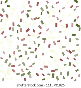 Abstract background with many falling tiny confetti pieces. vector background. Defocused stylish confetti on white background. For banners, wallpapers, postcards, business, weddings, party.