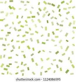 Abstract background with many falling tiny confetti pieces. vector background. Defocused stylish confetti on white background. For banners, wallpapers, postcards, business, weddings, party.