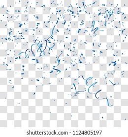 Abstract background with many falling tiny confetti pieces. vector background