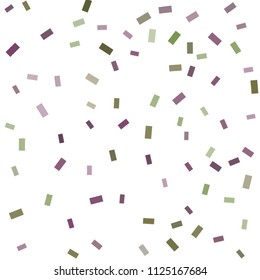 Abstract background with many falling tiny confetti pieces. vector background. Defocused stylish confetti on white background. For banners, wallpapers, postcards, business, weddings, party.