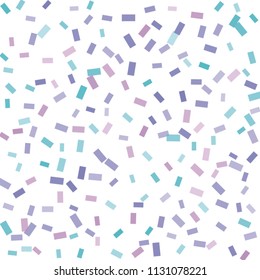 Abstract background with many falling tiny confetti pieces. vector background. Defocused stylish confetti on white background. For banners, wallpapers, postcards, business, weddings, party.