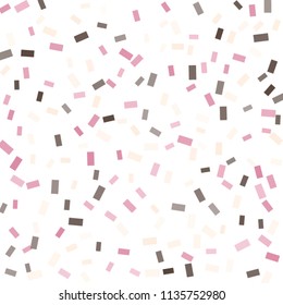 Abstract background with many falling tiny confetti pieces. vector background. Defocused stylish confetti on white background. For banners, wallpapers, postcards, business, weddings, party.