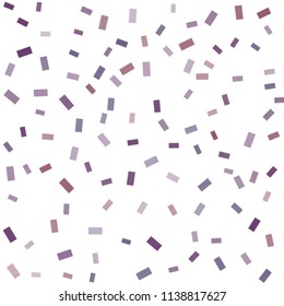 Abstract background with many falling tiny confetti pieces. vector background. Defocused stylish confetti on white background. For banners, wallpapers, postcards, business, weddings, party.