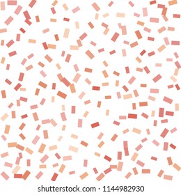 Abstract background with many falling tiny confetti pieces. vector background. Defocused stylish confetti on white background. For banners, wallpapers, postcards, business, weddings, party.