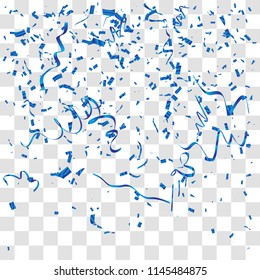 Abstract background with many falling tiny confetti pieces. vector background