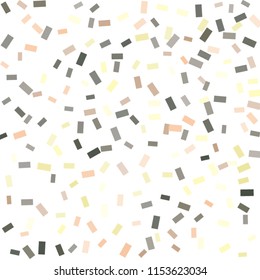 Abstract background with many falling tiny confetti pieces. vector background. Defocused stylish confetti on white background. For banners, wallpapers, postcards, business, weddings, party.