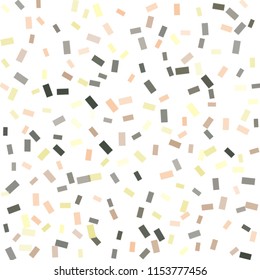 Abstract background with many falling tiny confetti pieces. vector background. Defocused stylish confetti on white background. For banners, wallpapers, postcards, business, weddings, party.