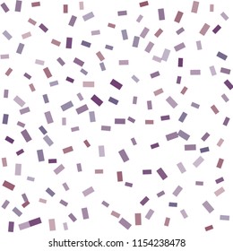 Abstract background with many falling tiny confetti pieces. vector background. Defocused stylish confetti on white background. For banners, wallpapers, postcards, business, weddings, party.