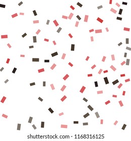 Abstract background with many falling tiny confetti pieces. vector background. Defocused stylish confetti on white background. For banners, wallpapers, postcards, business, weddings, party.
