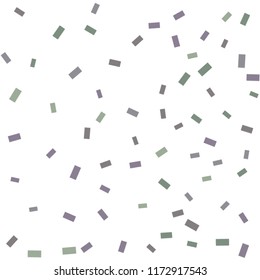 Abstract background with many falling tiny confetti pieces. vector background. Defocused stylish confetti on white background. For banners, wallpapers, postcards, business, weddings, party.