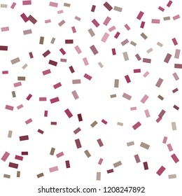 Abstract background with many falling tiny confetti pieces. vector background. Defocused stylish confetti on white background. For banners, wallpapers, postcards, business, weddings, party.