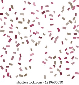 Abstract background with many falling tiny confetti pieces. vector background. Defocused stylish confetti on white background. For banners, wallpapers, postcards, business, weddings, party.