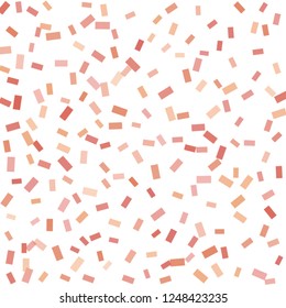 Abstract background with many falling tiny confetti pieces. vector background. Defocused stylish confetti on white background. For banners, wallpapers, postcards, business, weddings, party.