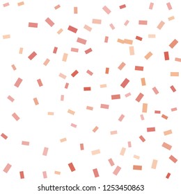 Abstract background with many falling tiny confetti pieces. vector background. Defocused stylish confetti on white background. For banners, wallpapers, postcards, business, weddings, party.