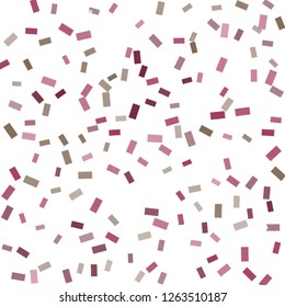 Abstract background with many falling tiny confetti pieces. vector background. Defocused stylish confetti on white background. For banners, wallpapers, postcards, business, weddings, party.