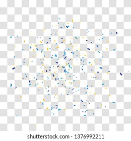 Abstract background with many falling tiny brown confetti pieces. vector background