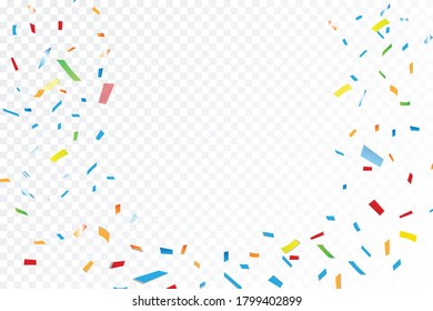 Abstract background with many falling tiny conflicts. vector background