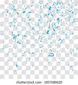 Abstract background with many falling tiny confetti pieces. vector background