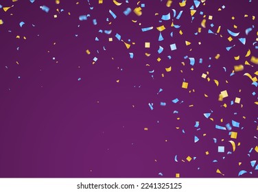 Abstract background with many falling tiny confetti pieces. vector background with place for text