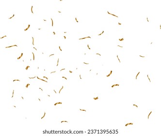 
Abstract background with many falling tiny gold confetti pieces. vector background