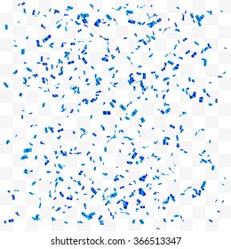 Abstract background with many falling tiny confetti pieces. vector background