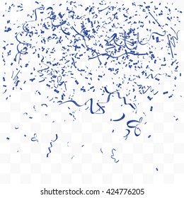 Abstract background with many falling tiny confetti pieces. vector background