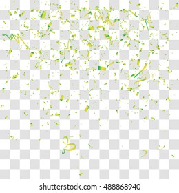 Abstract background with many falling tiny confetti pieces. vector background