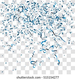 Abstract background with many falling tiny confetti pieces. vector 